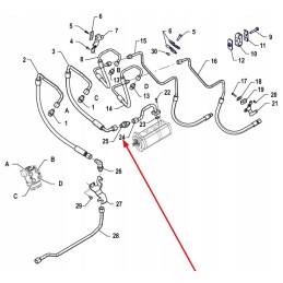 P5p40201041 vairo hidraulinė žarna