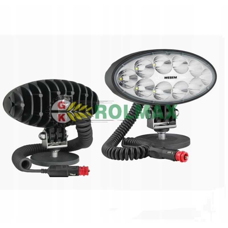 LED darbo lempa 4000lm su magnetiniu laikikliu