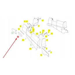 100246603 dešinysis viršelio elementas