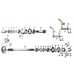 Siurblio pavaros svirties velenas c 330