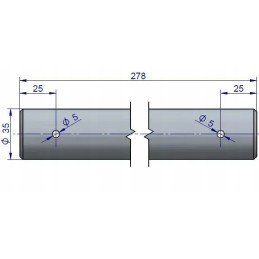 Kablio laikiklio kaištis c 360