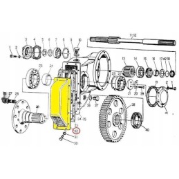 Reduktoriaus c 330 apatinis dangtelis