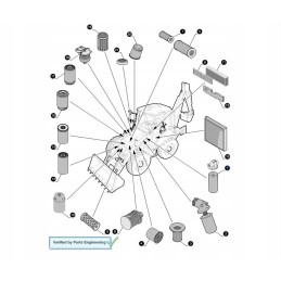 New Holland hidraulinės alyvos filtras 84406710 cnh