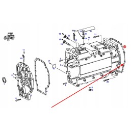 822100050070 pavarų dėžės korpuso tarpinė