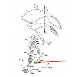 Tb400 476a 01 dešiniojo vairo sparno spyruoklė