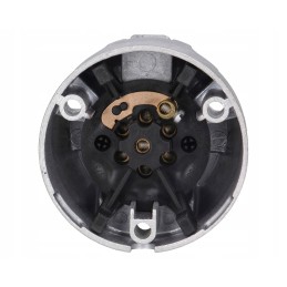 7 kontaktų Erich Jaeger metalinis lizdas su jungikliu