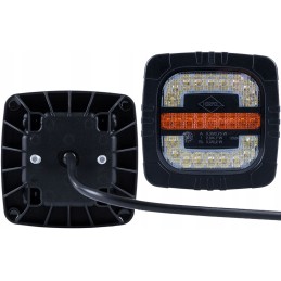 Kombinuotas priekinis žibintas su horpolo kryptimi