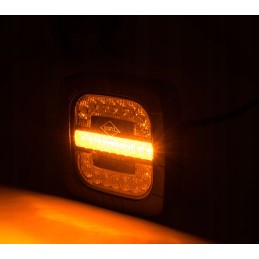 Kombinuotas priekinis žibintas su horpolo kryptimi