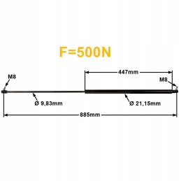 Dujinis amortizatorius mlt523 mlt526 tas pats deutz