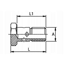 Perpildymo varžtas m14x1 5