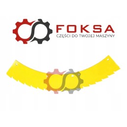 Kairysis pašarų kombaino peilis 78233