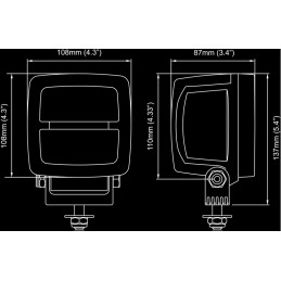 Nordic lights Scorpius led lempa n4402 12 24v 50w