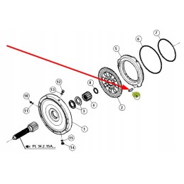 6005029464 stabdžių sistemos kaištis