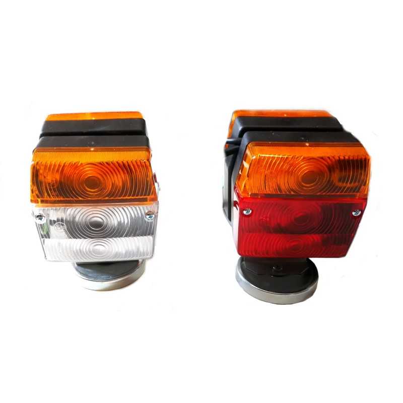 Žibintai žemės ūkio mašinoms, priekiniai ir galiniai