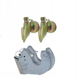 Kabliukai, kabliukų komplektas, kampas 2, rutuliukai su apykakle