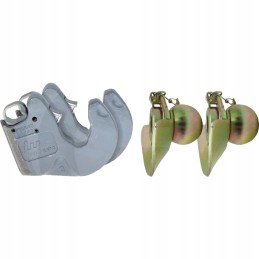 Kabliukai, kabliukų komplektas, kampas 2, rutuliukai su apykakle