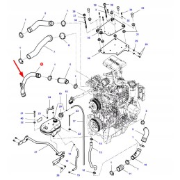 4380351m2 aušinimo sistemos vamzdis