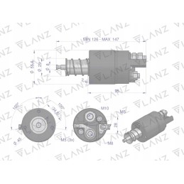 Starterio jungiklis su reduktoriumi mf glanz
