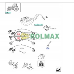 New Holland TVT Case Steyr 84191824 jutiklis