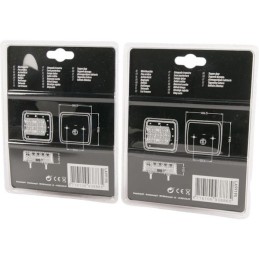 Halogeninis LED galinis žibintas kvadratinis 12 24v