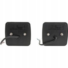 Halogeninis LED galinis žibintas kvadratinis 12 24v