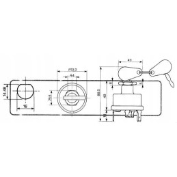 Uždegimo jungiklis 1 2 3 4 cobo