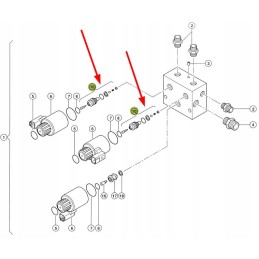 039524 0 hidraulinio vožtuvo įdėklas