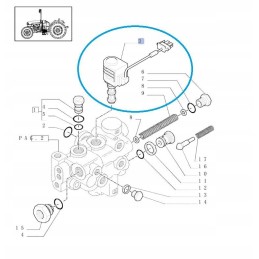 Solenoidinis vožtuvas new holland tn 5193152 cnh