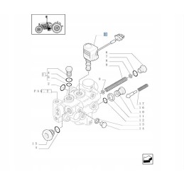 Solenoidinis vožtuvas new holland tn 5193152 cnh
