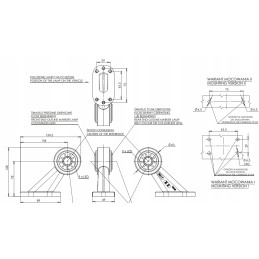 Kombinuoti priekiniai ir galiniai gabaritiniai žibintai priekaboms
