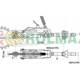 New Holland TM Case Puma stabilizatorius 84261928