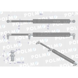 Durų ir galinio lango pavara tinka Baltarusijos Pol