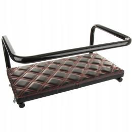 Keleivio asistento sėdynė ant ekologiškos odos sparno