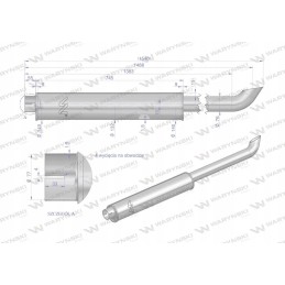 Duslintuvo vamzdis Renault 7700519115 7700641942 inox m