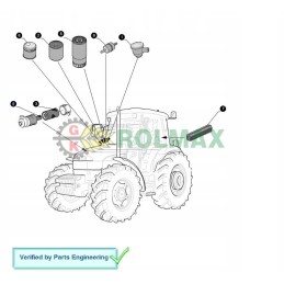 Originalus New Holland TD5000 cnh filtrų komplektas