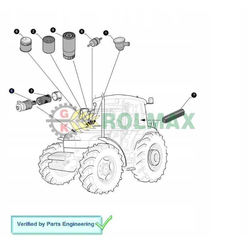 Originalus New Holland TD5000 cnh filtrų komplektas