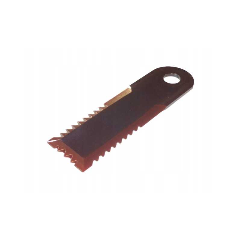 Kilnojamas pašarų kombaino peilis Z55610, dantytas 4 mm rasspe ge