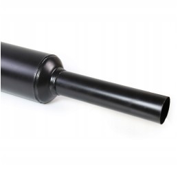 Apvalus trumpas duslintuvas, dažytas, be dangtelio