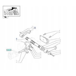New Holland TD kėlimo svirtis dešinė 5171471 cnh