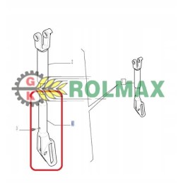 New Holland TD Case JX 5199649 Šakės