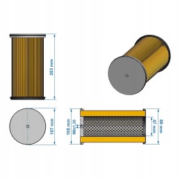 Hidraulinis filtras sh52313 hifi filtras