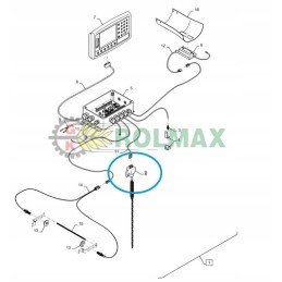 New Holland TC CSX 8 ha skaitiklio jungiklis