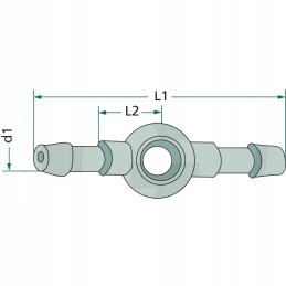 Dvigubos kilpos jungtis 3mm granitas