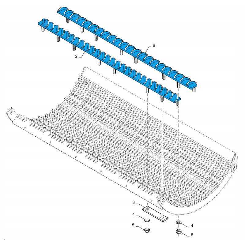 Peilių žaliuzių juostos New Holland TC 84016012
