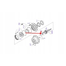 053862r1 priekinės ašies sandarinimo poveržlė