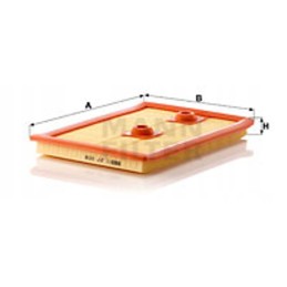 Mann oro filtras a1 sportback 8xa 8xf 8xk