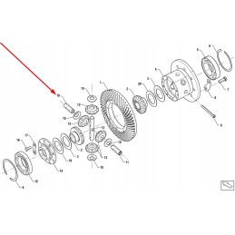 P5s38201115 diferencialo mechanizmo krumpliaračio kaištis
