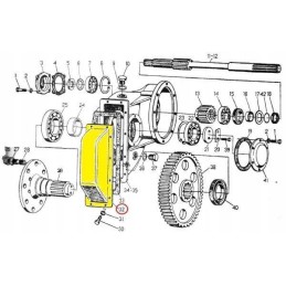 Reduktoriaus c 330 apatinis dangtelis