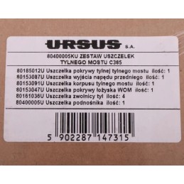 Pilnas galinės ašies tarpiklių komplektas C 385