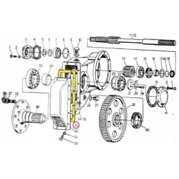 Apatinės reduktoriaus sandariklis c 330 parduodamas 10 vnt